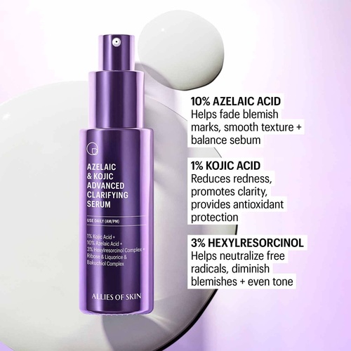ALLIES OF SKIN Azelaic & Kojic Advanced Clarifying Serum » buy