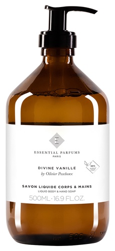 ESSENTIAL PARFUMS DIVINE VANILLE Hand & Body Soap 500 ml