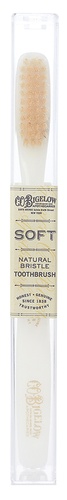 C.O. Bigelow Natural Bristle Toothbrush - Ivory Pearl Soft Bristle