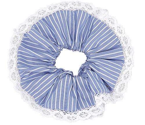 SUI AVA Blueberry Lace Scrunchie
