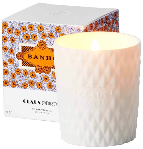 Claus Porto Banho Citron Verbena Candle 70 g