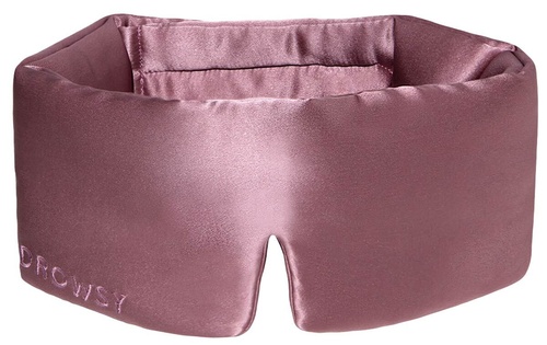 Drowsy Silk Sleep Mask - Damask Rose