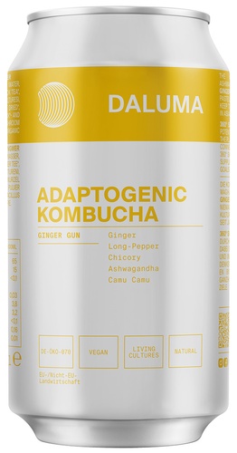 DALUMA Ginger Gun Adaptogenic Kombucha