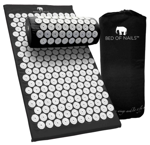 Bed of Nails BON Set - Black Mat+Pillow