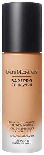 bareMinerals BAREPRO® 24HR Wear Skin-Perfecting Matte Liquid Foundation Mineral SPF 20 Light 22 Warm