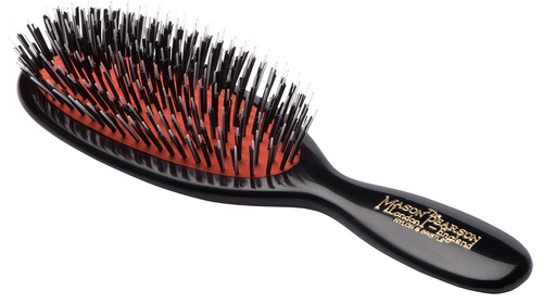 Mason Pearson Pocket Bristle & Nylon Hairbrush BN4 Dark Ruby