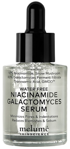 Melumé Skinscience Waterfree Niacinamide Galactomyces Serum