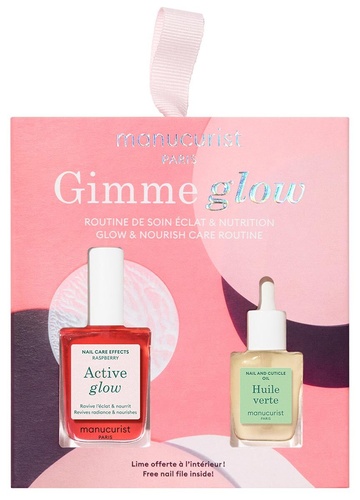 GIMME GLOW: ACTIVE RASPBERRY + MINI GREEN OIL + MINI FILE