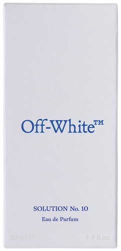 Off-White SOLUTION No. 10 香水 Off-White™のフレグランスライン 「SOLUTION fragrance 」に5
