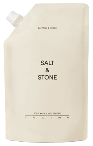 SALT & STONE Body Wash Saffron & Cedar Refill