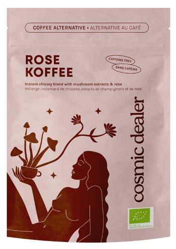 Cosmic Dealer Rose Koffee blend - coffee alternative with mushroom extracts