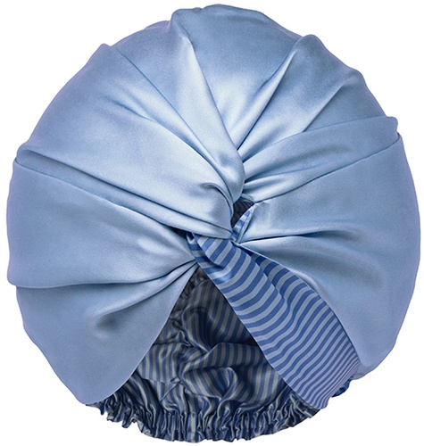 Slip Pure Silk Turban cornflower