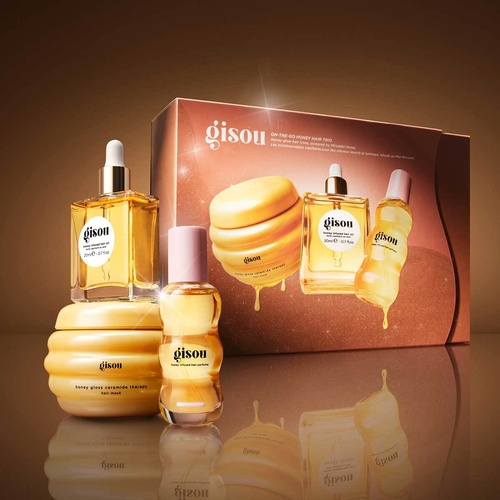 GISOU On the Go Honey Hair Trio » buy online | NICHE BEAUTY