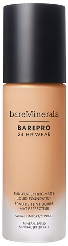 bareMinerals BAREPRO® 24HR Wear Skin-Perfecting Matte Liquid Foundation Mineral SPF 20 Light 28 Neutral