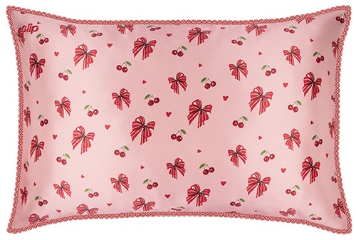 Slip Pure Silk Queen Pillowcase with Lace Trim - emmie
