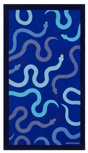 Jonathan Adler EDEN BEACH TOWEL - BLUE