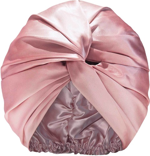 Slip Pure Silk Turban Pink