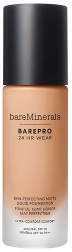 bareMinerals BAREPRO® 24HR Wear Skin-Perfecting Matte Liquid Foundation Mineral SPF 20 Med. 32 Cool