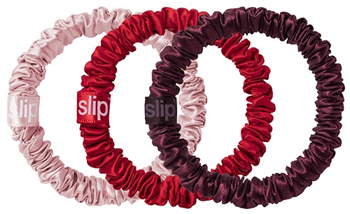 Slip Pure Silk Skinny Scrunchie Trio Ornament - emmie