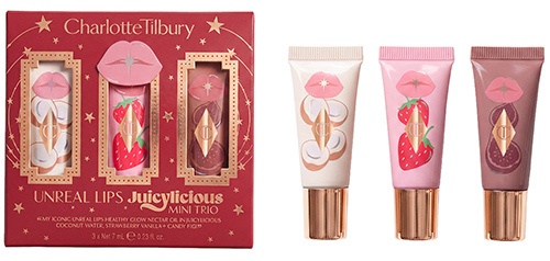 CHARLOTTE TILBURY UNREAL LIPS JUICYLICIOUS MINI TRIO - XMAS 26