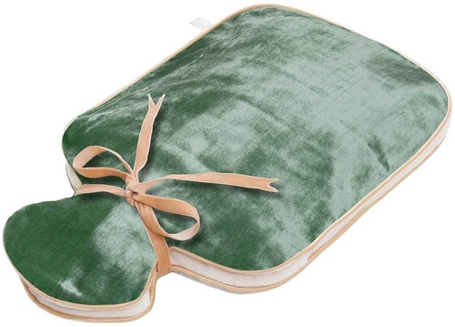 Holistic Silk Silk Velvet Hot Water Bottle Jade