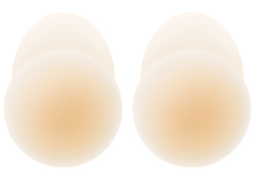 NOOD No-Show Extra Lift Adhesive and Reusable Nipple Covers No.3 Buff / 4in.