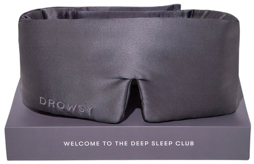 Masque De Nuit En Cocon De Soie Matelassé - Cache-yeux Pour Dormir - Marron