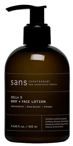 Sans [ceuticals] CellX 5 Body + Face Lotion 520 ml