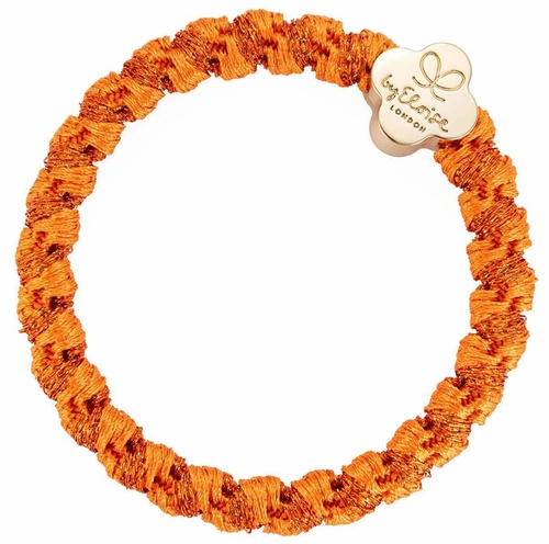 Woven Gold Quatrefoil Saffron