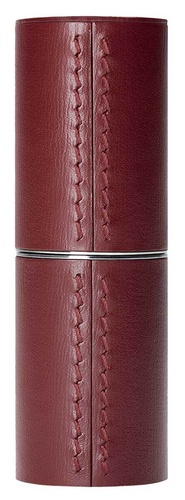 La Bouche Rouge Paris Refillable Fine Leather Lipstick Case Chocolate