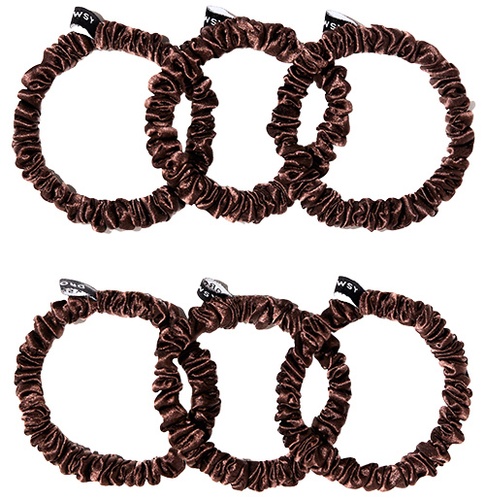 Drowsy Cocoa Glow Skinny Scrunchie
