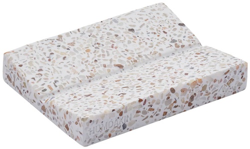 Terrazzo square soap tray