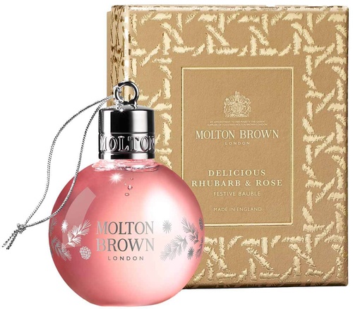 DELICIOUS RHUBARB & ROSE FESTIVE BAUBLE