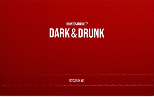 BORNTOSTANDOUT Dark & Drunk Discovery Set