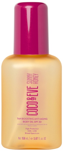 Coco & Eve Tan Boosting Anti-Aging Body Oil SPF30