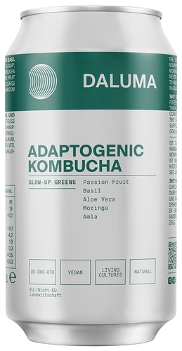 Glow-up Greens Adaptogenic Kombucha