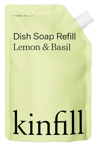 Kinfill Dish Soap Refill - Lemon & Basil