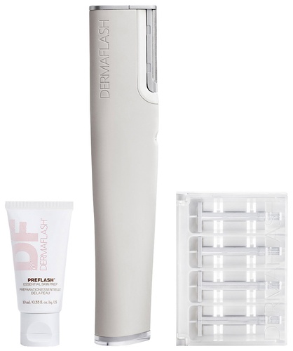 Dermaflash DERMAFLASH LUXE+ Advanced Sonic Dermaplaning + Peach Fuzz Removal Stone