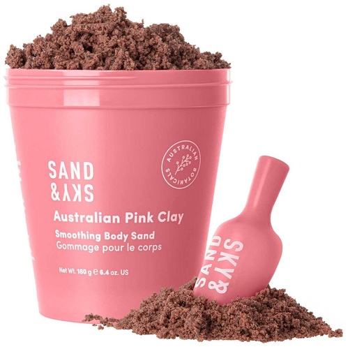 Sand & Sky Australian Pink Clay - Smoothing Body Sand