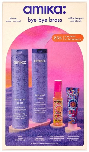 bye bye brass blonde wash + care hair set