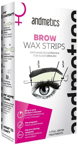 Brow Wax Strips Women