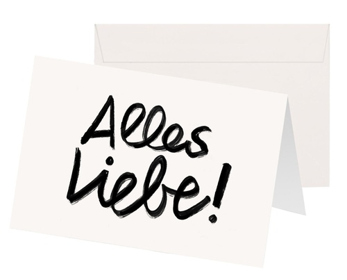 Kera Till Greeting Card Alles Liebe