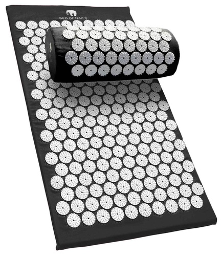 Bed of Nails BON Set - Black Mat+Pillow