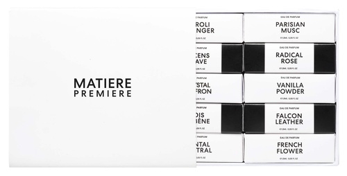 MATIERE PREMIERE Sample set 10x1,5ml (with Vanilla Powder)