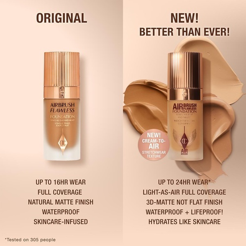 CHARLOTTE TILBURY AIRBRUSH FLAWLESS FOUNDATION » koop online