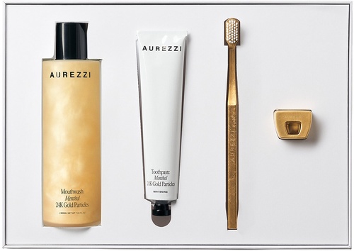 AUREZZI Gift Box - Medium - Gold/White