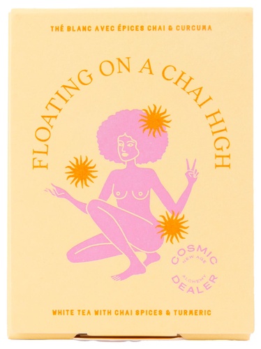 Cosmic Dealer Herbal tea sachets White Tea with Chai spieces