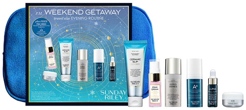Sunday Riley P.M. Weekend Getaway - Evening Routine