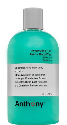 Anthony Invigorating Rush Hair & Body Wash 355 مل