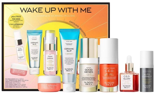 Sunday Riley Wake Up With Me Complete Morning Routine Kit